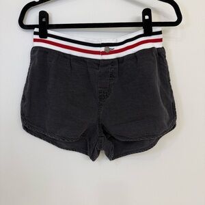 DAKOTA BLUE Black Shorts with Striped Waistband  Women’s size small